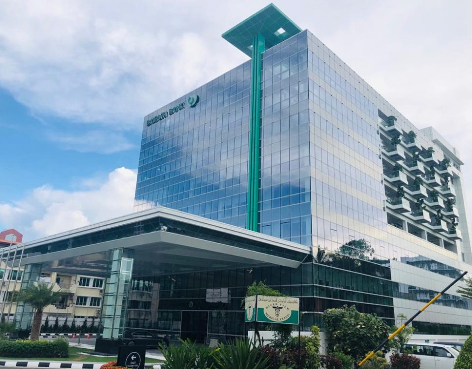 itc one-stop solution applied to Baiduri Bank New Headquarters, Brunei