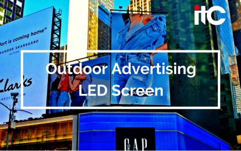 What is the unique value of LED screens for outdoor advertising?
