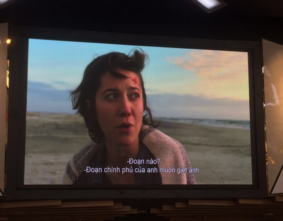 Pantalla LED itc amueblada en Dcine Ben Thanh Cinema en Dictrict 1, HCM, Vietnam