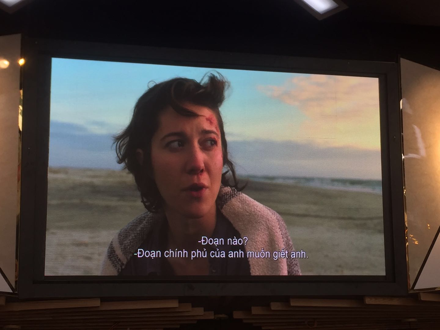 Pantalla LED itc amueblada en Dcine Ben Thanh Cinema en Dictrict 1, HCM, Vietnam