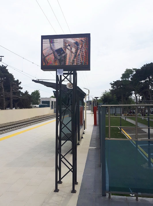 itc PA System& LED Video Wall Applied in Baku Ring Railway Station, Azerbaijan