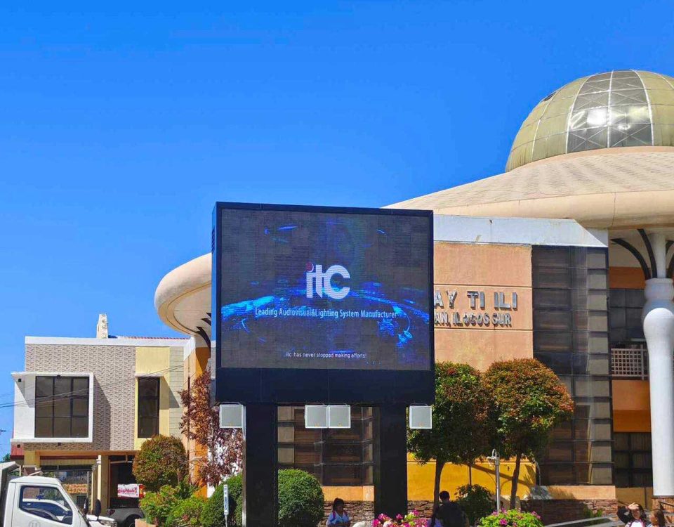 itc illuminates Ilocos Sur, Philippines with an extraordinary outdoor P4 LED display