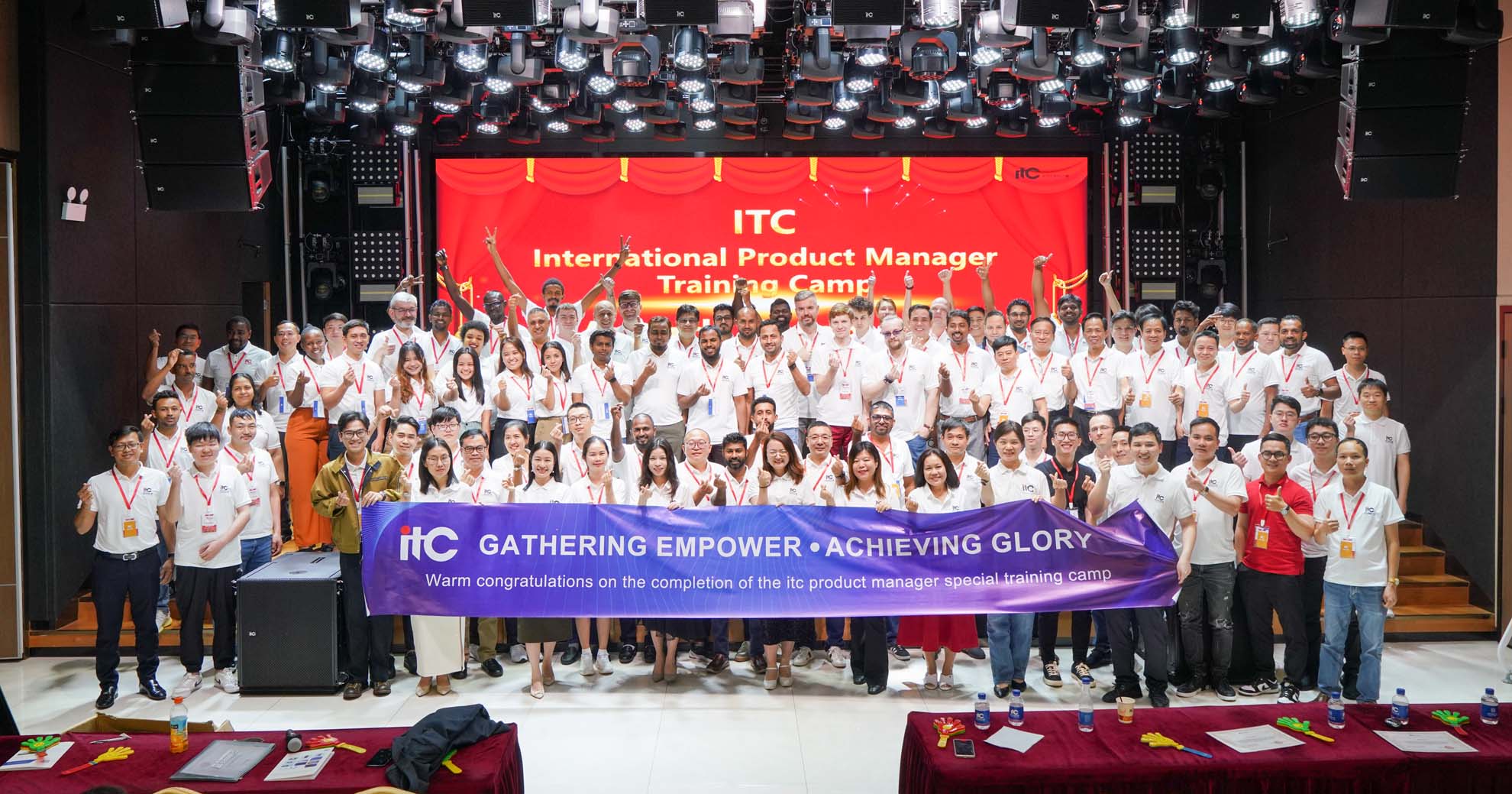 El primer campamento internacional de gerentes de productos de itc concluye con éxito